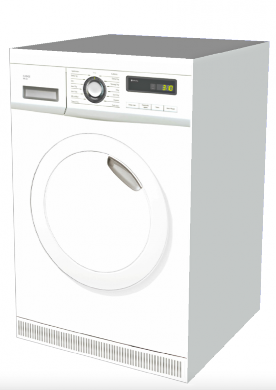 Cardboard tumble dryer 3D - Cubiqz