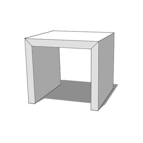 LUUCK nightstand three-sided by CUBIQZ