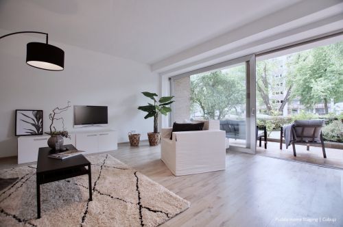 Cardboard TV cabinet, lowboard with high quality photo print. Use it horizontally or stack them up