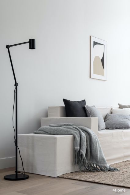 Fabric cover for cardboard pouf - Color OFF WHITE