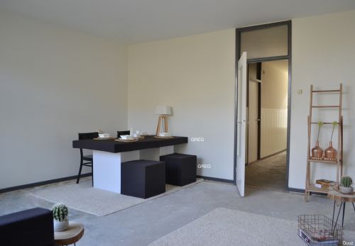 CUBIQZ SLIPCOVER FOR DOUBLE DINNER TABLE in color GREG