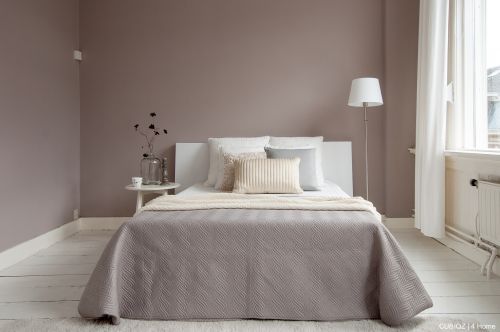 Cardboard bedroom furniture Double bed with headboard 190x135